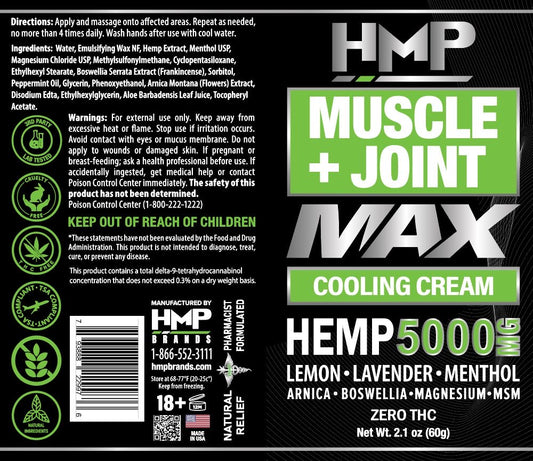 24pk Muscle + Joint MAX 5000mg Cream LLM