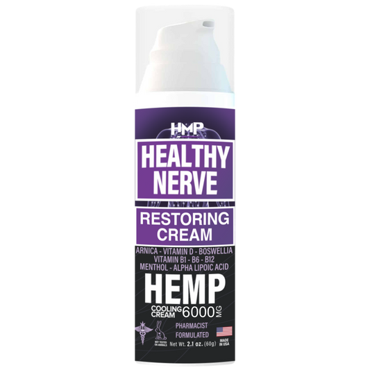 Large Healthy Nerve Restoring Cream 6000mg XL Bottle